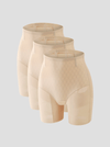 NuForme Lifting Boxer 3-pack beige shaping boxers with 3D contouring and tummy control