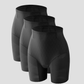 Black NuForme Lifting Boxer 3-pack with booty lift and tummy control shaping shorts