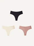 SmoothMove Anti-Camel Toe Thong Kit of 3 Nuage