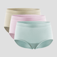 Set of 3 white modal underwear, with no digging in breathable waist band .